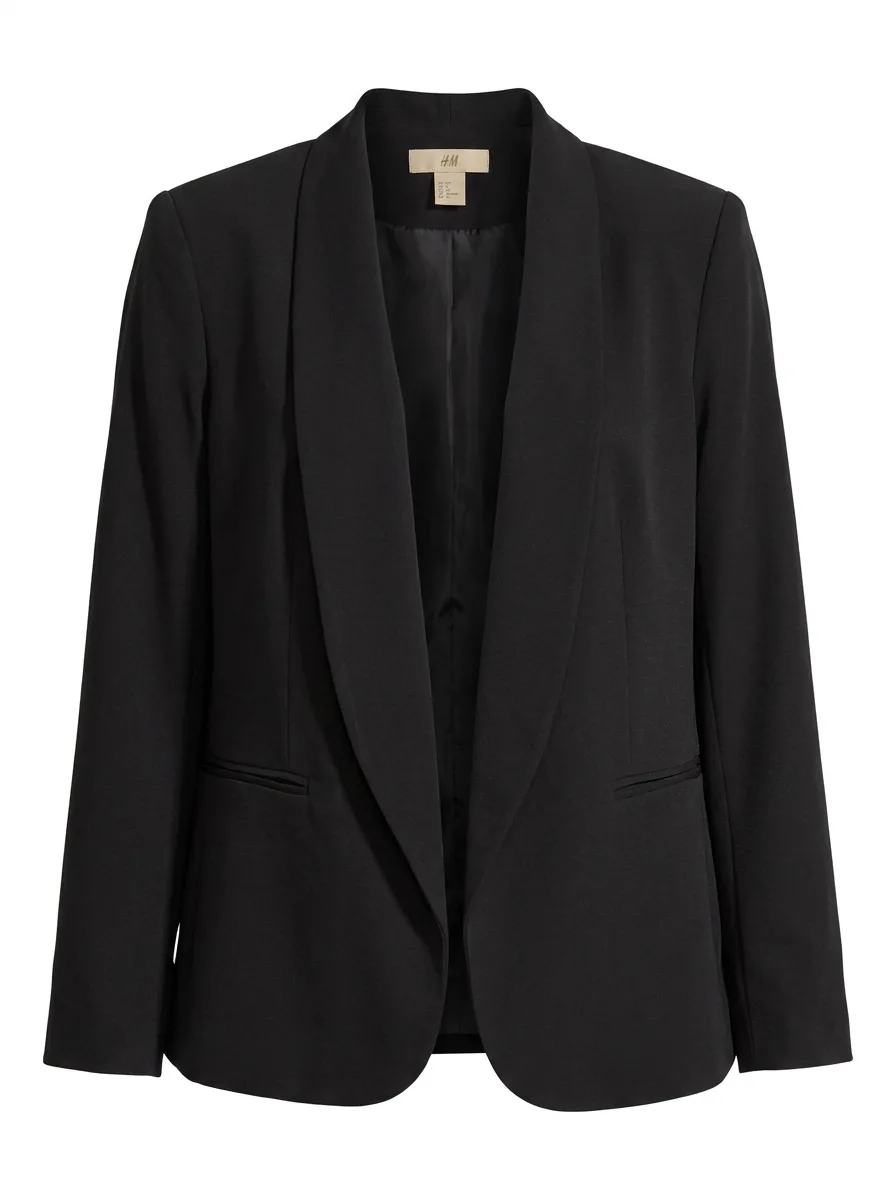 Blazer noir col châle