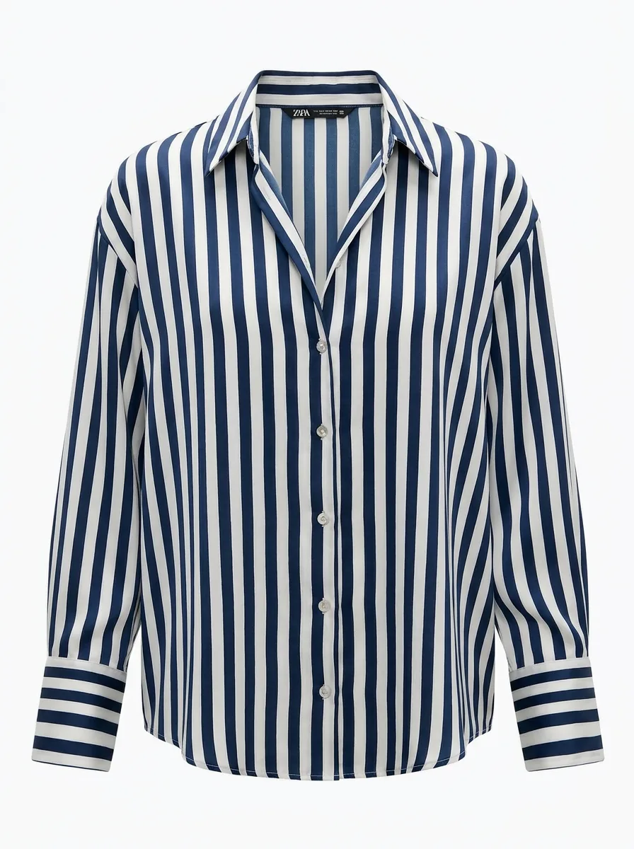 Chemise rayée marine